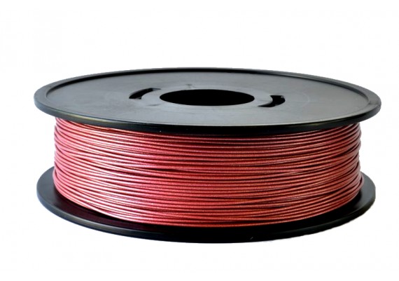 bobine fil PLA+ Rouge métallisé  3D filament  Arianeplast 2.3kg  fabriqué en France