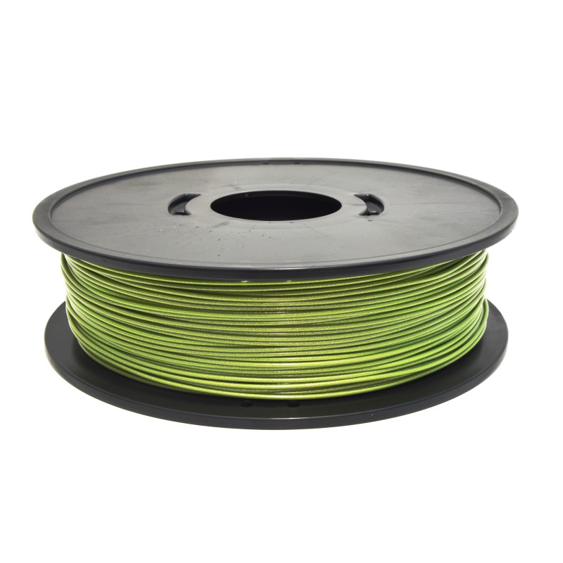 FPLAvertmetal 2.3kg PLA+ metallic green 3D filament Arianeplast made in France