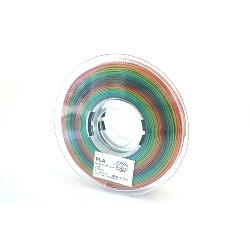 PLA Multicouleurs Basic 3D filament Arianeplast 750g fabriqué en France