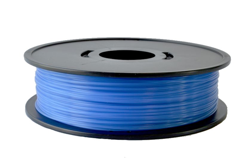 Filament PLA bleu translucide 3mm