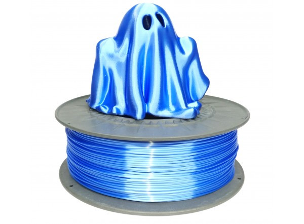 F-PLASILKBLEU2 PLA+ Silk Bleu 3D filament Arianeplast 2.3kg fabriqué en France