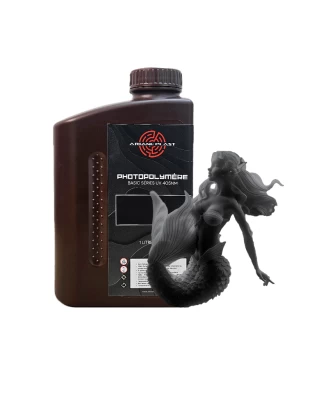 Résine Photopolymère Gris Foncé - Série S - 1L - Impression 3D