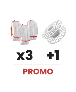 Pack x3 + Bobine - Refill PLA+ Blanc x3 et Bobine Refill