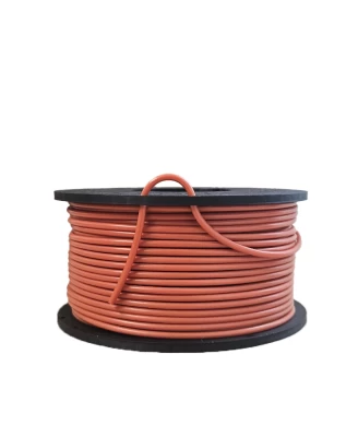 Fil Débrousailleuse 50m - Coupe Bordure 2.4mm - Nylon Orange Recyclé Rond