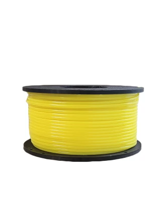 Fil Débrousailleuse 50m - Coupe Bordure 3mm - Nylon Jaune Recyclé Rond