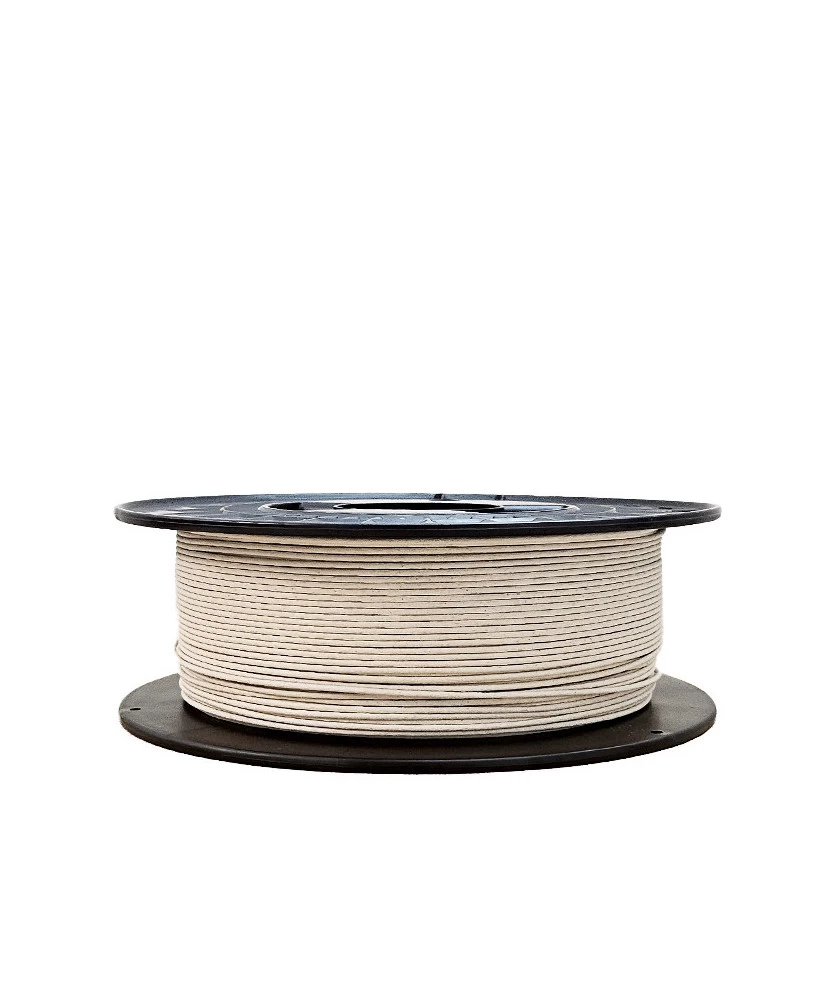 Bobine PLA WOOD Blanc Chêne 660g 1.75mm. Filament français pour impression 3D.