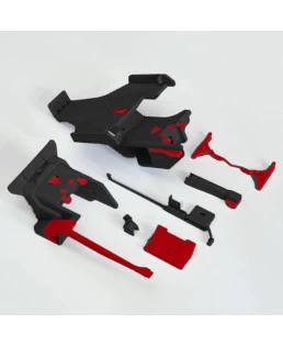 Kit Swapmod imprimé noir et rouge (visuel retouché)